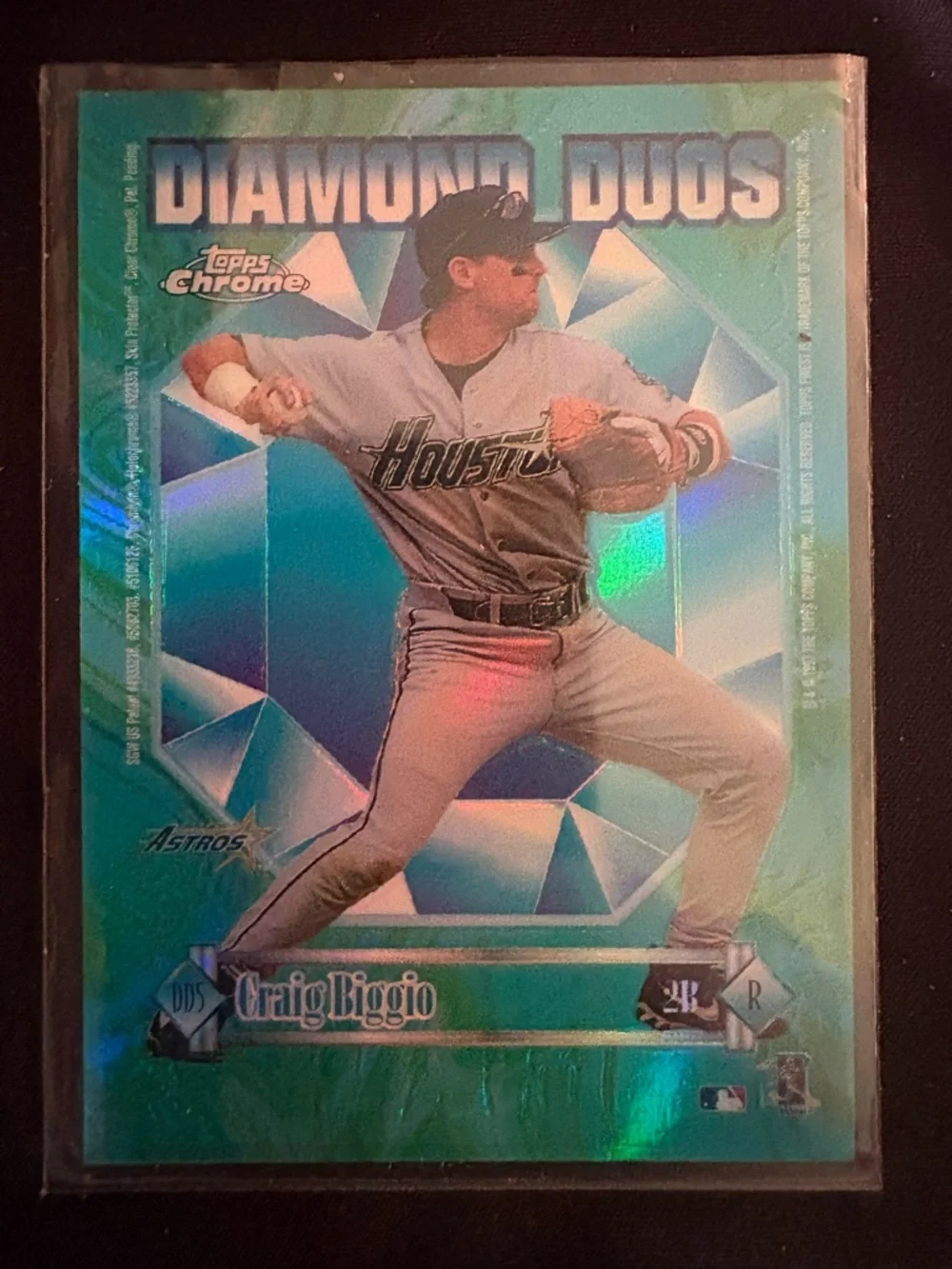 Topps Chrome Diamond Duos Craig Biggio/Jeff Bagwell Trading Card - Picture 2 of 2